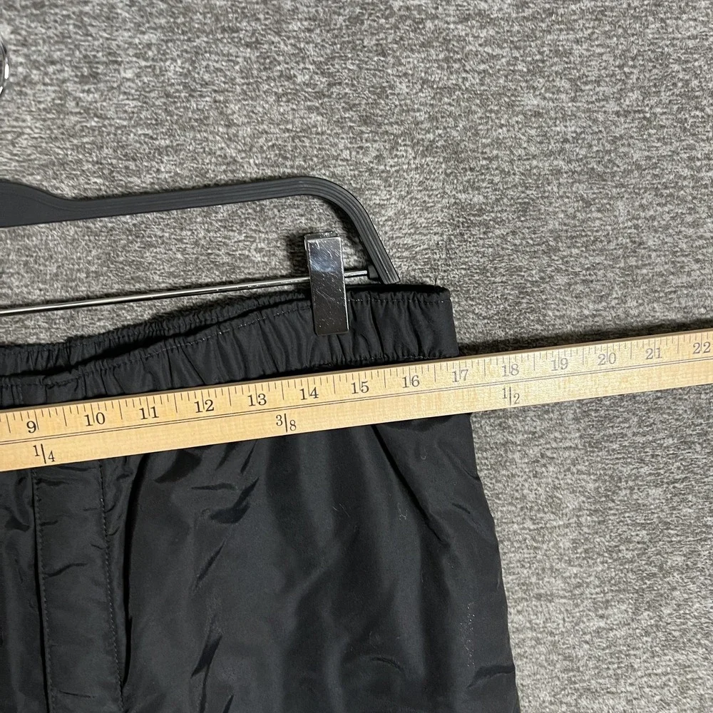 Vintage L.L. Bean Pants Mens LT‎ Black Thinsulate Nylon Insulated Snow Ski USA